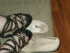 Fun with net friends wife's shoes