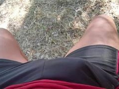 Desperately resisting the urge to pee in my beach shorts - struggling to hold it in