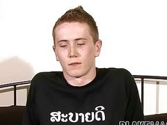 UK amateur twink playing with himself