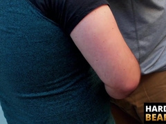 HardcoreBears.com - Nasty fat bear makes his cub kneel to blow his thick rod eagerly