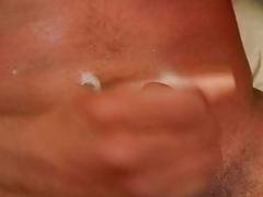 Black stud loves sucking a big black cock and feeling it up his ass