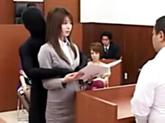 Those crazy japanese dame lawyer laid by invisible shadow
