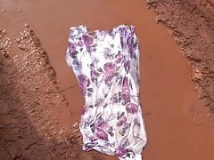 floral 13 dress at mud puddle