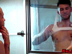 xxx ass fucking threeway with handsome gay dudes at the farm