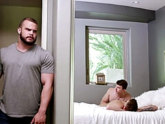 Threesome fucking with Gunner, Nathan Styles, and Dax Carter