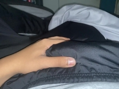 Morning boner man meat in sofa