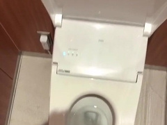 綺麗な商業施設のトイレでオナニーしたよ、でもスマホで録画するとオカズなくなって困った