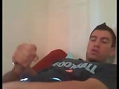 Aroused Boy Jerking Off Stout Prick On Cam