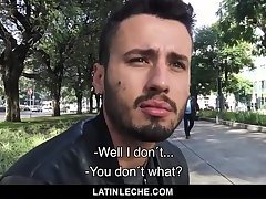 LatinLeche - Sexy Brazilian Guy Sucks and Fucked for Money