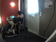 Docile Submissive Games with a TV CD