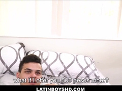 Hetero Latino First-ever Time Homo Lovemaking With Stranger For Money POINT OF VIEW