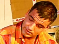 Sucking and fucking gay foursome with muscled bikers