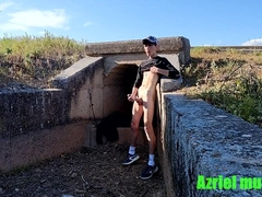 barely legal YEARS GINORMOUS BEEFSTICK TUGGING PUBLIC