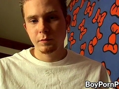 Draining that cumbot until he crams the glass with his seed