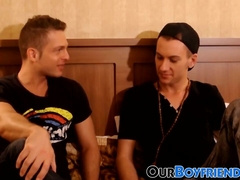 OURBOYFRIENDS - Young amateurs Ashton Hardwell and Hayden Colby assfuck breed