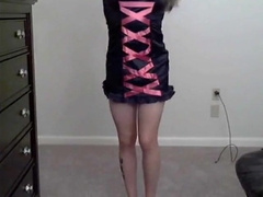 Cute crossdresser tease 3