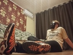 Firstperson, lonely man, gay muscle guy