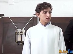 Alter boy fucks mature priest after bj