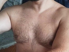 Caucasian Good-Sized Chief Is Talking Nude, Frolicking With His Trunk