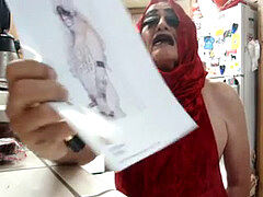 stunning red masked backless gown for Lynda slutbabe