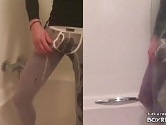 Pissing Myself Under Because It Makes Me Horny - Solo Golden