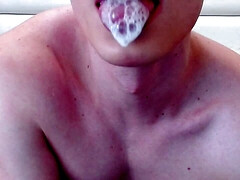 Finished and ate my own cum
