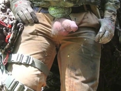 Cut cock and hairy balls Pissing22