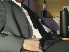 Smoking and Fleshlight Romping in Suit (PART 1)