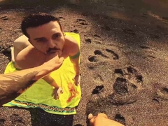 Tatted Axel Abysse Receives Outdoor Anal invasion Knuckle