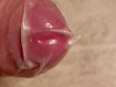 Cumming in a condom