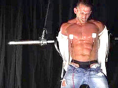 hot guy restrain bondage torment