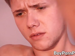 Cute twink gets his tight asshole nailed