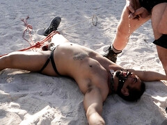 Lots of begging means lots of fun in an extreme BDSM video