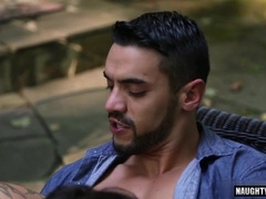 Watch this Brazilian gay get her ass drilled and filled with hot cum