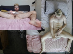 Intense double angle release with a muscular FTM stud!