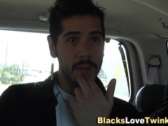 Fag Kinky Dude Deepthroats Big Black Cock