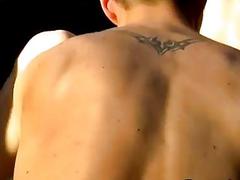 Gay chest hairy movieture Ryan truly gets off on sole fun with his