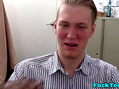 hetero auditioner arse breeded interracially