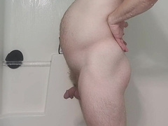 Thick Douche Hosepipe Tummy Inflation and Plugging