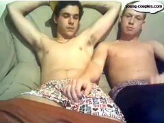 hetero boy and queer guy webcam