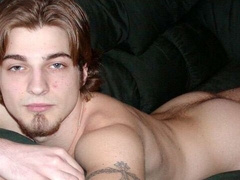 Randy the solo hottie is stroking his nice dick