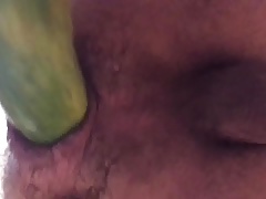 Extreme fuck anal with cucumber