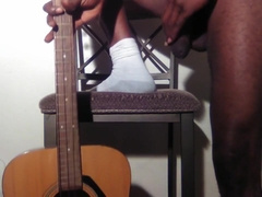 Bbc Audio Big Black Uncut Cock Playing With His Guitar And Talking Dirty