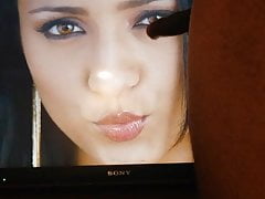 Trisha hot face cum on Big screen