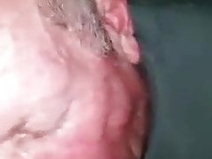 Daddy sucking big black dick