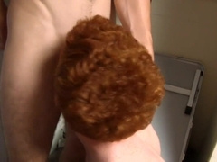 Watch this hot party girl flaunt his curves in a wild tuxedo party