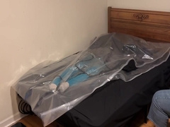 Jan 3 2023 - Vacpacked In My Blue Pvc Raincoat With My Pvc Aprons And Blue Lead Apron