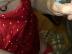 Black Cock Blowjob - Amateur Crossdresser Daddy Swallows 2 Thick Loads