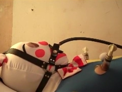 Clown Zentai Bondage