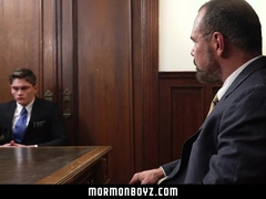 MormonBoyz - Mormon Teenager Barebacked By Otter Father